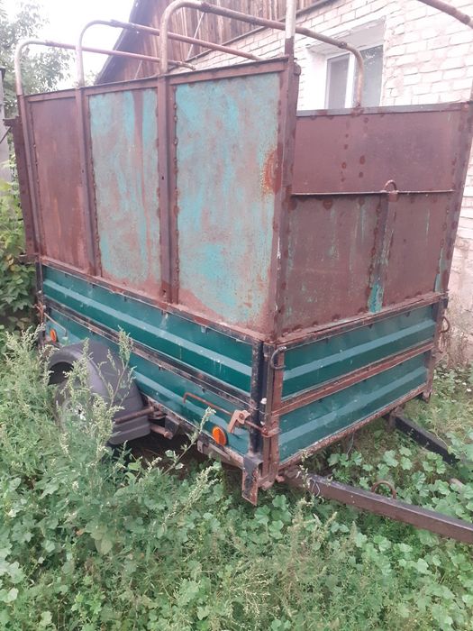 Прицеп коневозка тележка