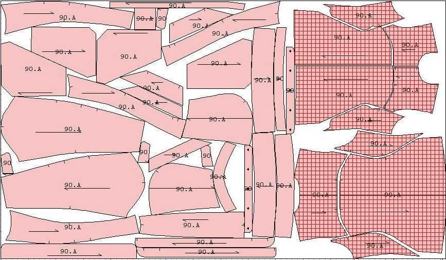 Изработване на кройки за облекла+градиране
