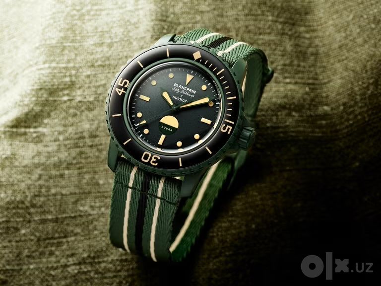 Blancpain X Swatch Scuba Fifty Fathoms Green Abyss