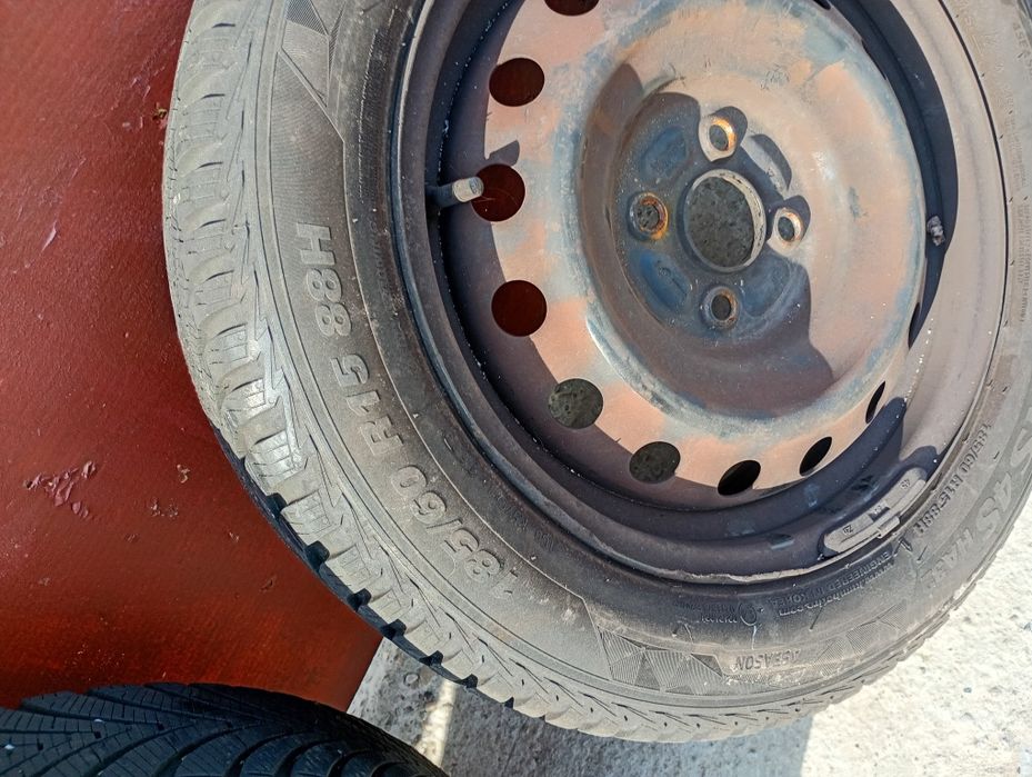 Set jante tabla cu Cauciucuri M+S Toyota Yaris 185/60R15