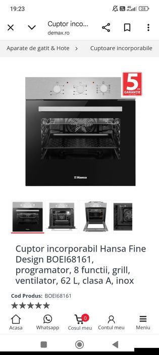 Vând cuptor electric