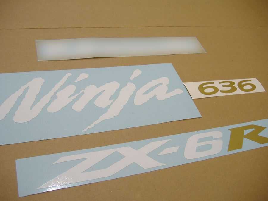 Стикери Kawasaki ZX-6R Ninja 2005-2006 кавазаки 636 зх6р лепенки zx6r