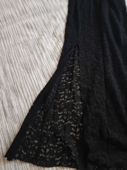 Rochie neagra dantela noua superba