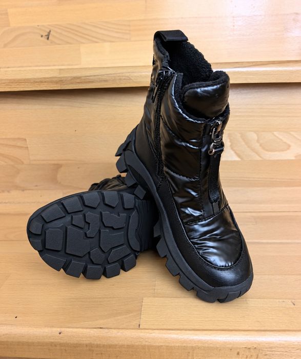 Botine, ghete călduroase, negre, fete, 29
