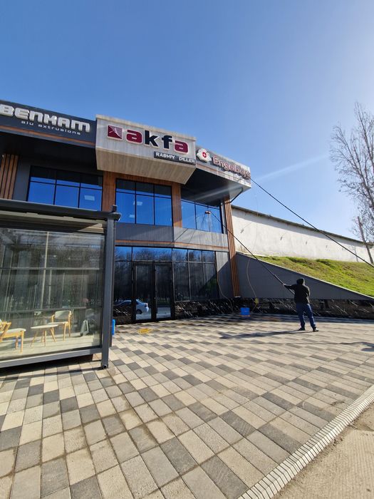 Мойка фасадов, домов и офисов