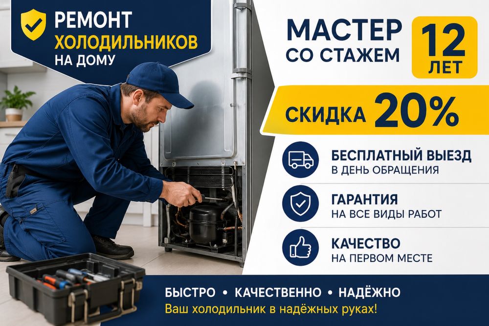 Ремонт холодильников и морозильников