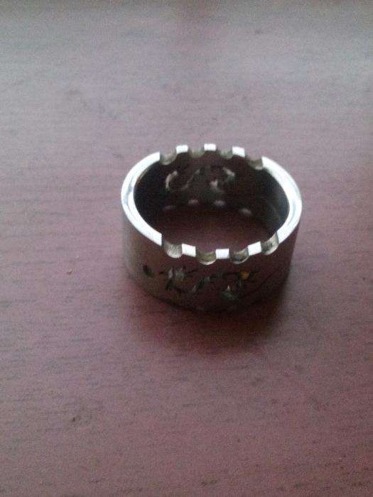 Vand inel barbatesc nou din inox