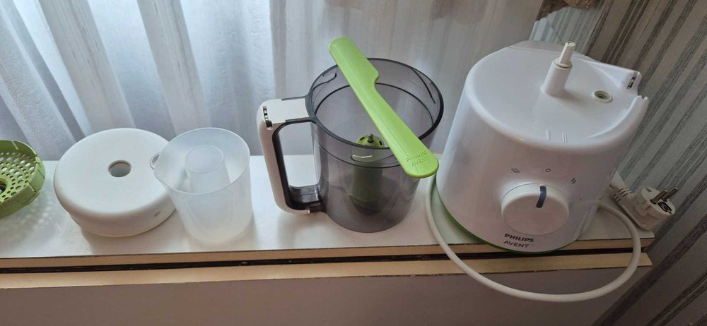 Уред за приготвяне на бебешка храна Philips Avent 2 в 1