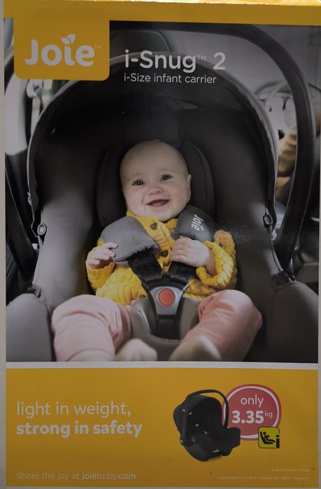 Scoica auto Joie i-Snug 2  certificata ADAC