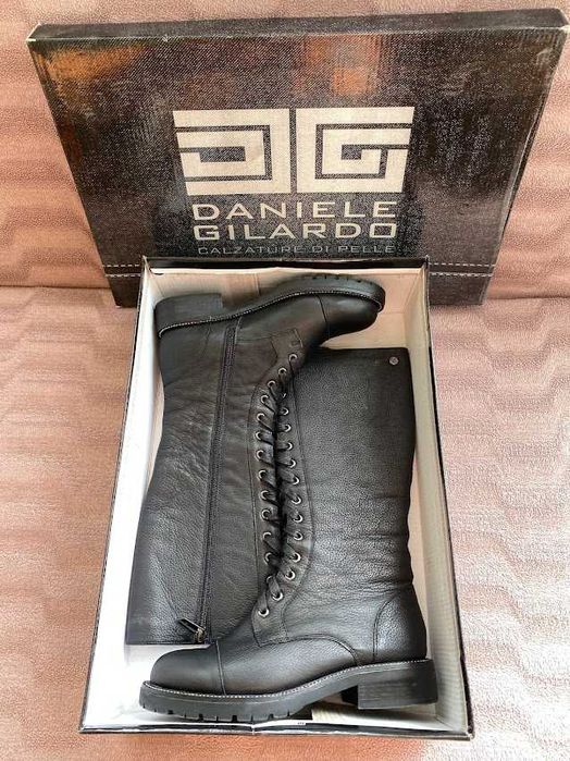 Ботуши от естествена кожа DANIELE GILARDO - 37 номер