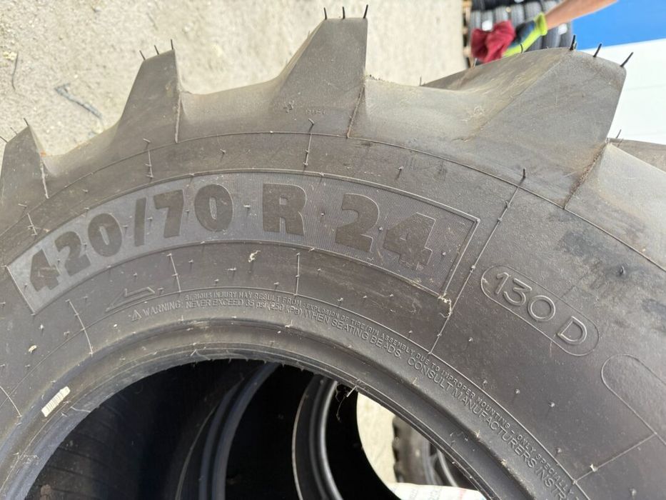 ANVELOPA 420/70R24 MICHELIN OMNIBIB 130D TL  Cauciucuri tractor, Fiat, Case, Fendt, John Deere, New Holland, Massey Ferguson, UTB   Cauciucuri tractor