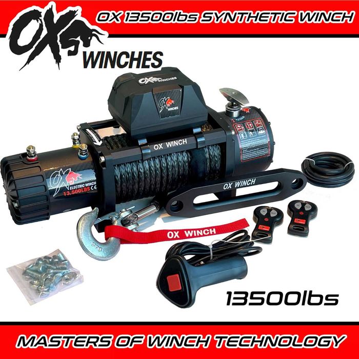 Troliu Auto Puternic 12V 13500 LBS Cablu Otel Si Garantie