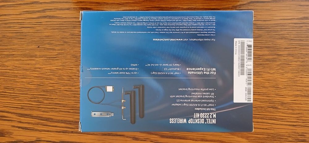 Desktop wireless M.2 2230 kit