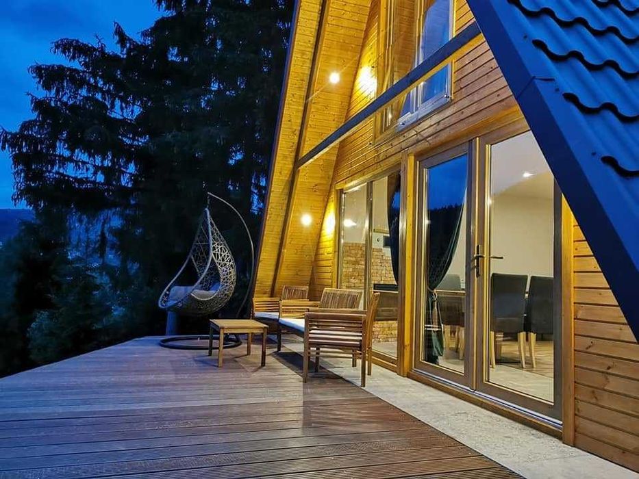Cabane din lemn A-FRAME
