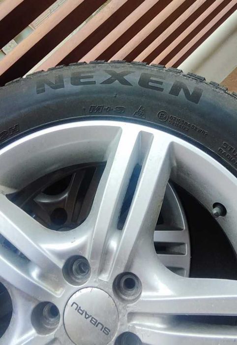 Джанти 16 цола 5x100 за Subaru със зимни гуми 205/60/16