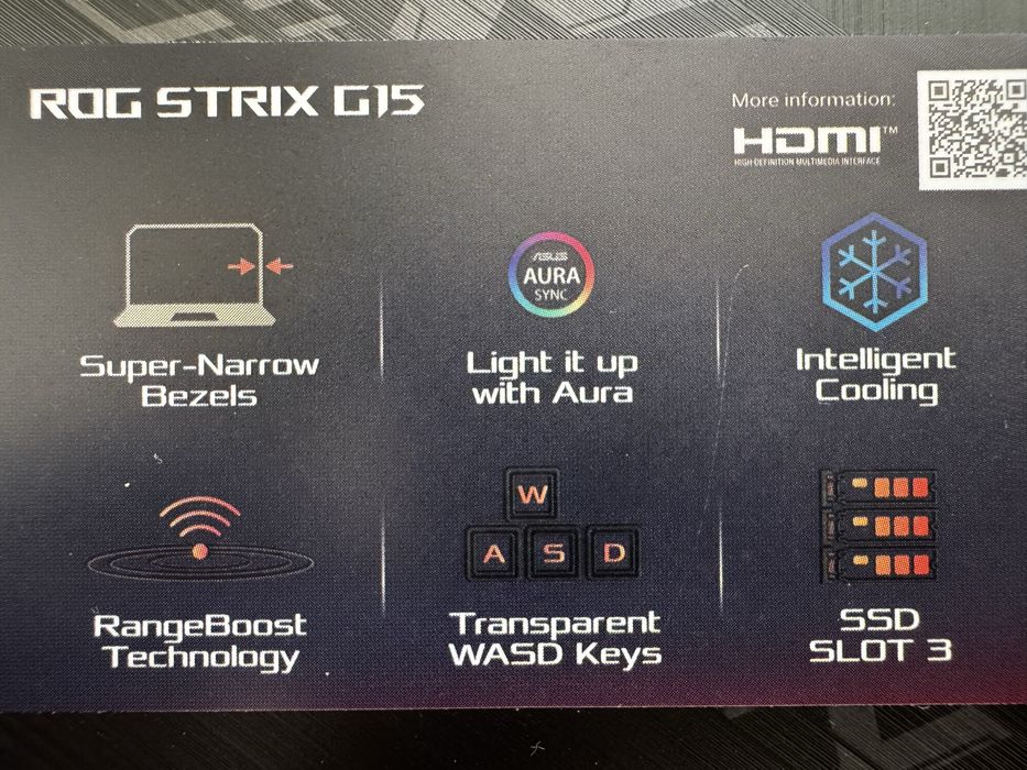 Продам ноутбук ROG Strix