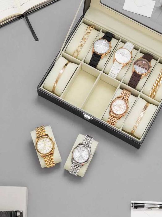 Шкатулка для хранения 10 часов – Премиум органайзер с крышкой