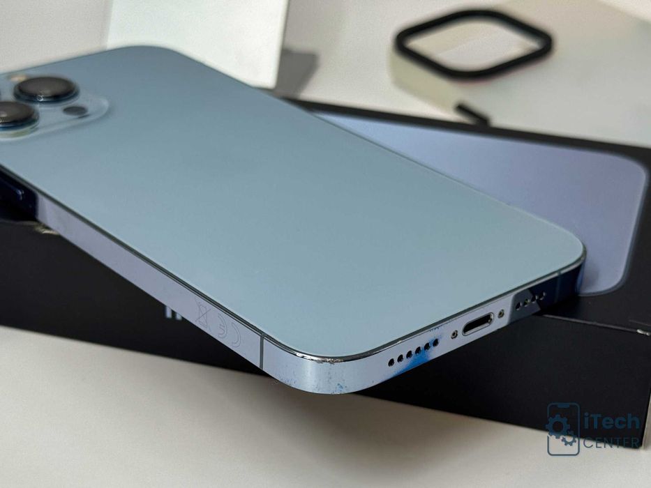 iPhone 13 Pro MAX, 256GB, Blue, 100% батерия, ОТЛИЧЕН, ГАРАНЦИЯ!