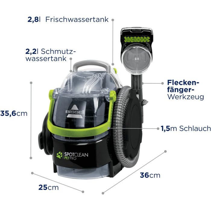 Нова Перяща прахосмукачка Bissell  SpotClean Pet Pro