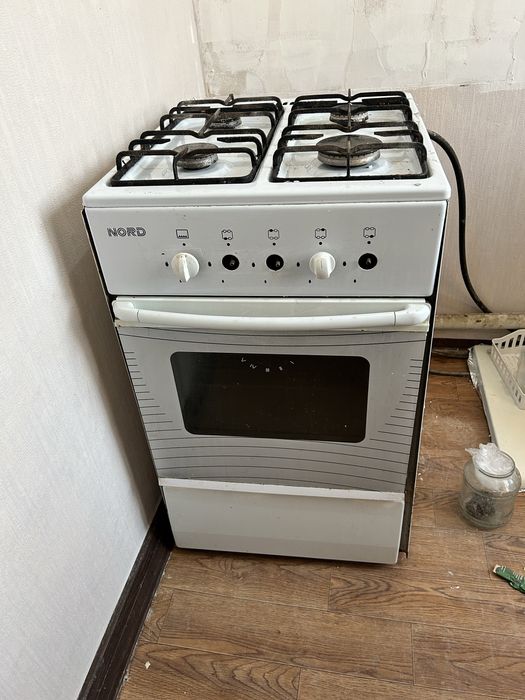 Рабочая старая газплита