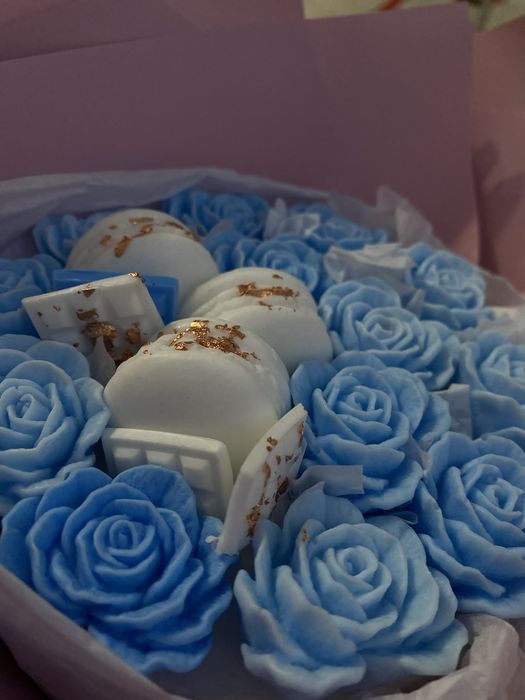 Букеты из мыльных цветов