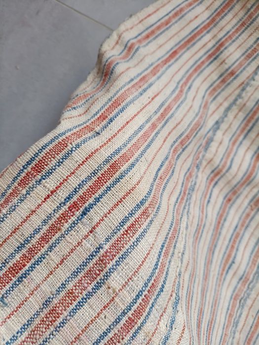 Рубашка старая хлопок домотканая ткань 100 лет