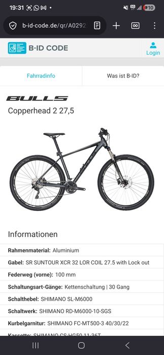 Bicicleta bulls copperhead 2