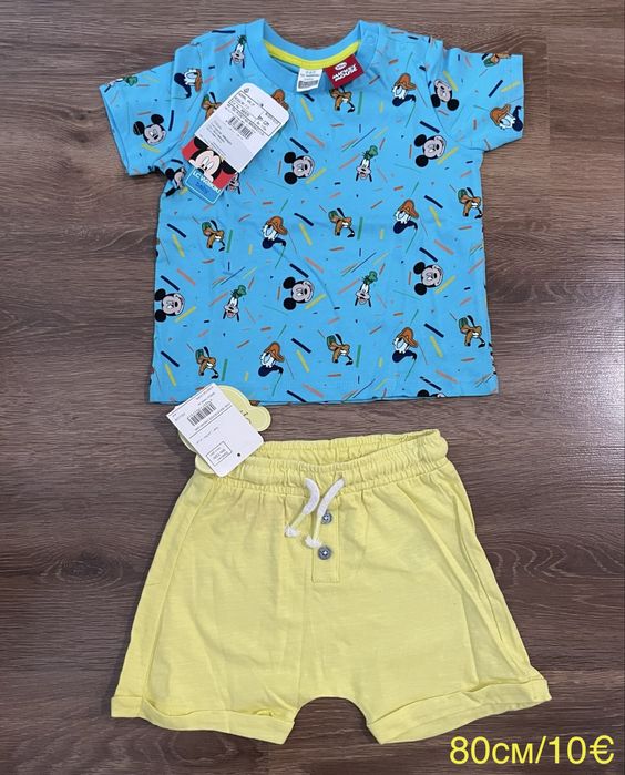 Ново детско яке Okaidi и др дрешки 9-12м 80см