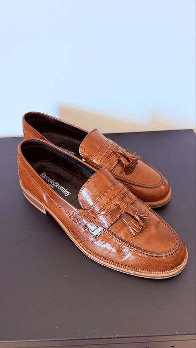 Russell & Bromley KEEBLE Men's Tan Leather Tassel College Loafer