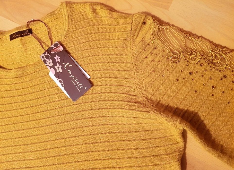 Bluza damă insertii broderie super model