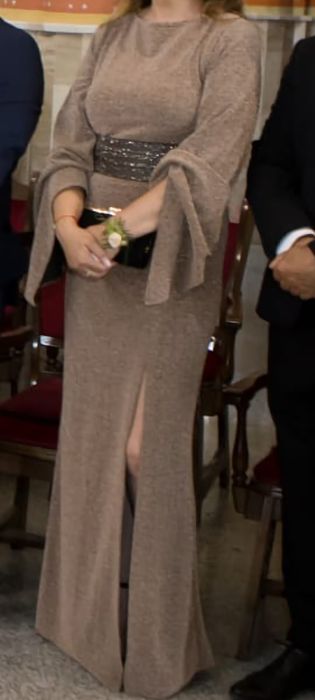 Vand rochita ocazii,lurex nisip.