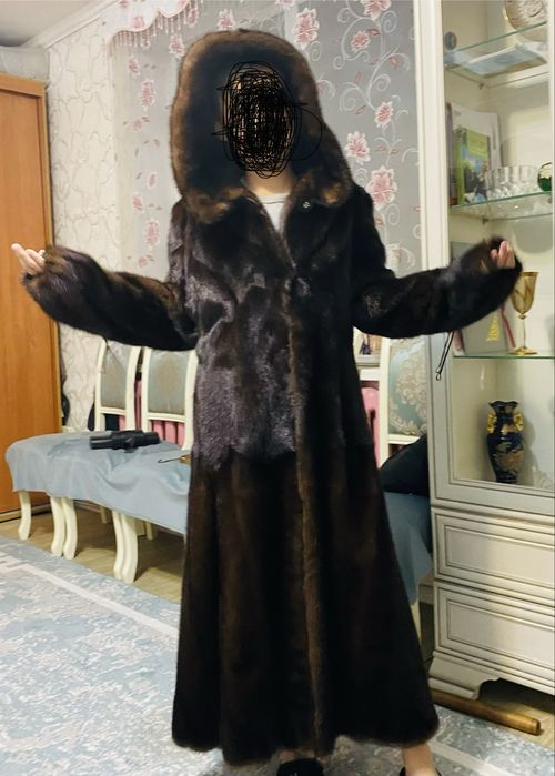 Натуральная норковая шуба