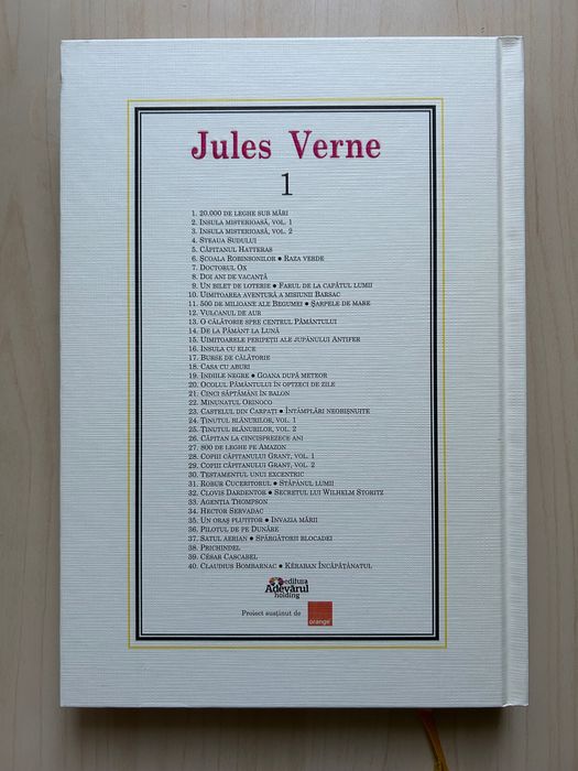 Colecția Jules Verne 40 de volume noi