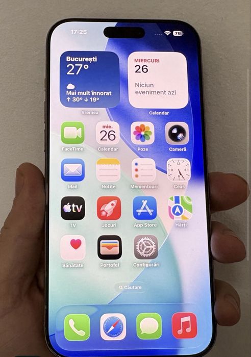 Vand Iphone 16 pro max 256gb natural titanium