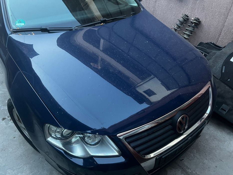 Capota vw Passat B6 neagra LC9X Bleumarin moka brown