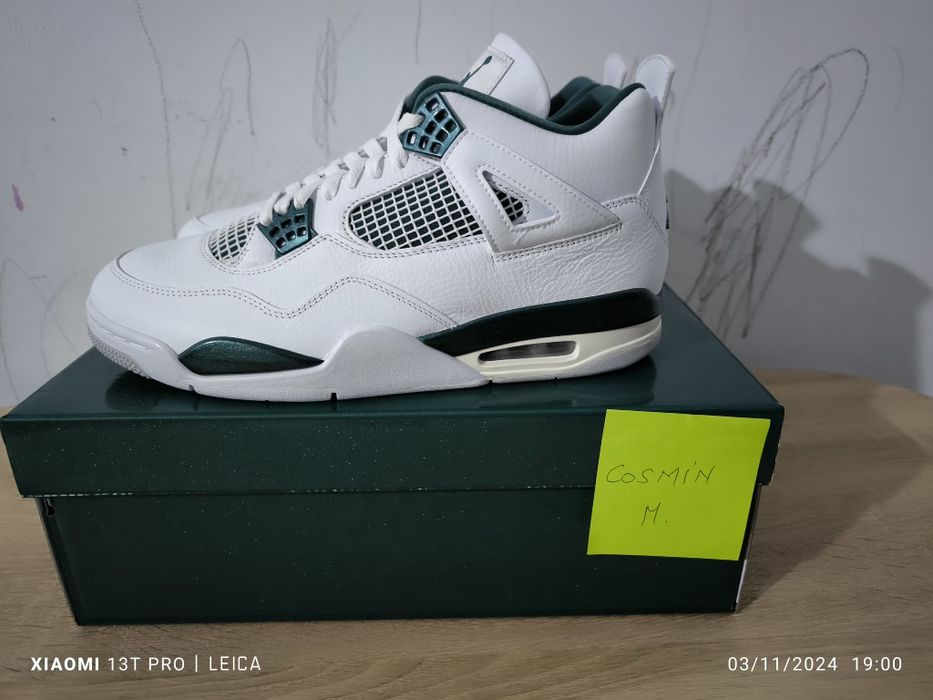 Air Jordan Retro 4 Oxidized Green