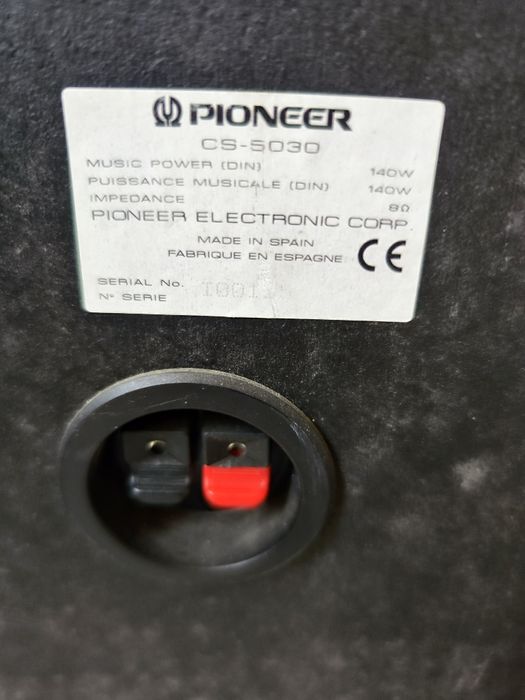 Pioneer тонколони -150W