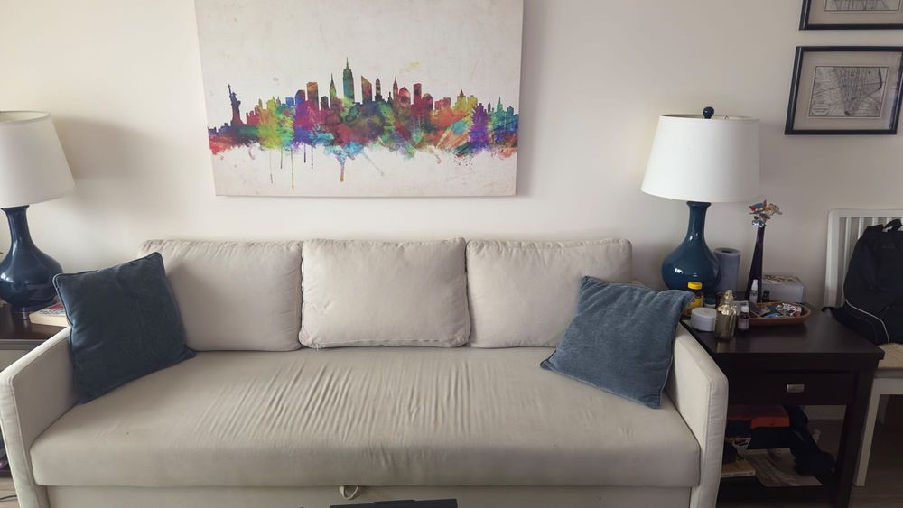 Разтегателен диван за всекидневна