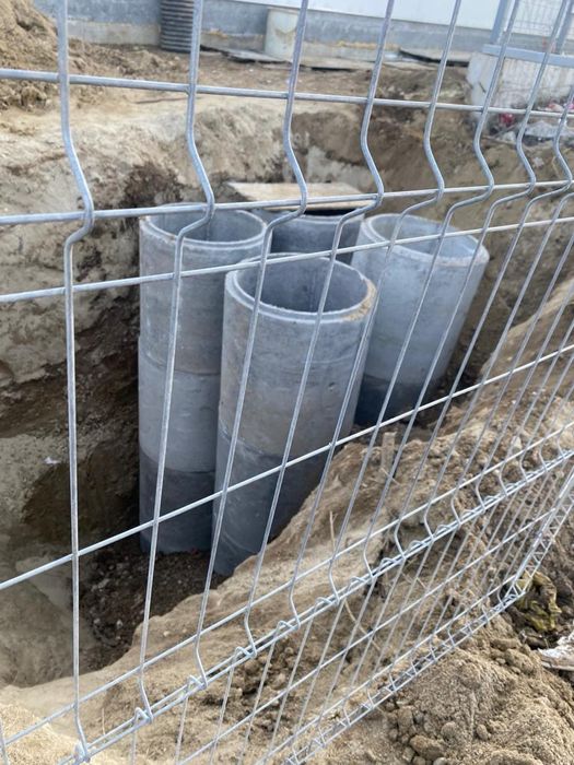 Tuburi și capace din beton armat pentru fose,puțuri și podețe