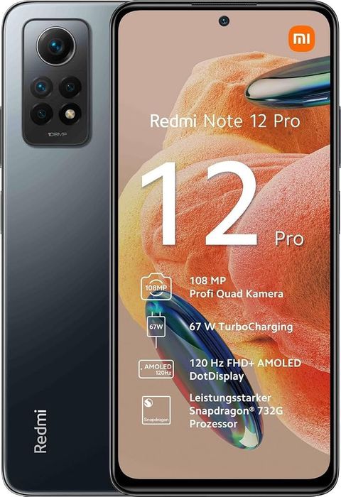 Xiaomi Redmi Not 12 Pro Graphite Grey Nou - La Cutie