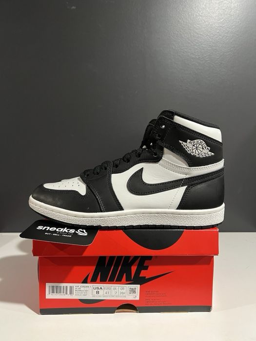 Jordan 1 черно белые