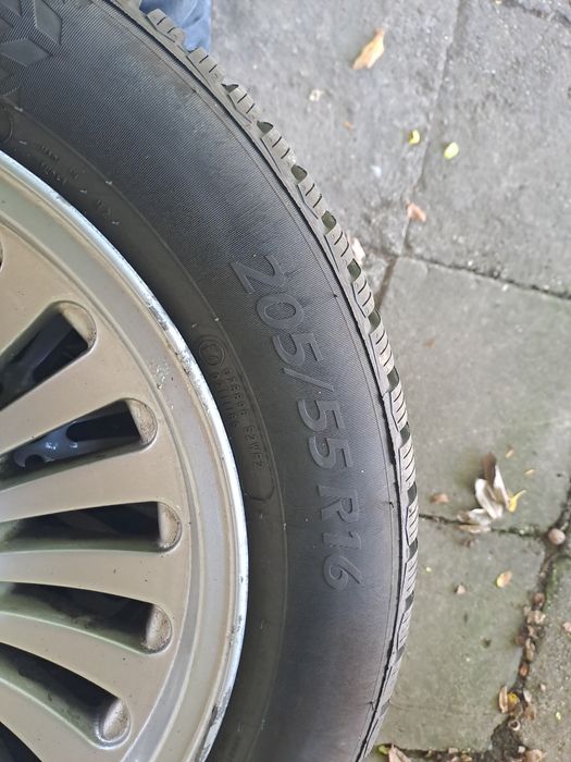 Jante cu cauciucuri noi 205/55/R16 Bmw seria 3