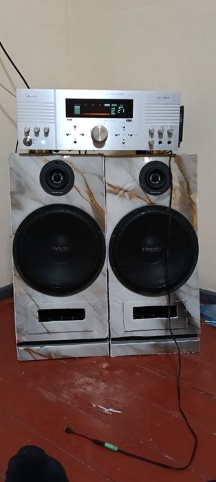 Калонки pride усилител 200ват