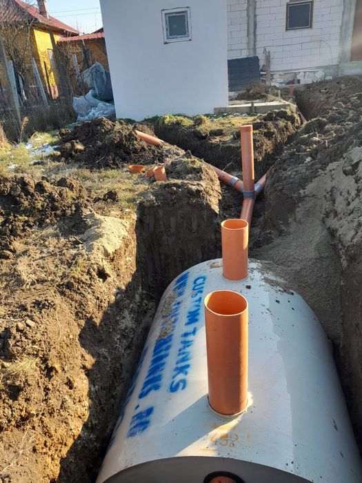 Fosa septica cu montaj