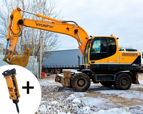 Экскаватор с Гидромолотом самасвали Хово 25 т