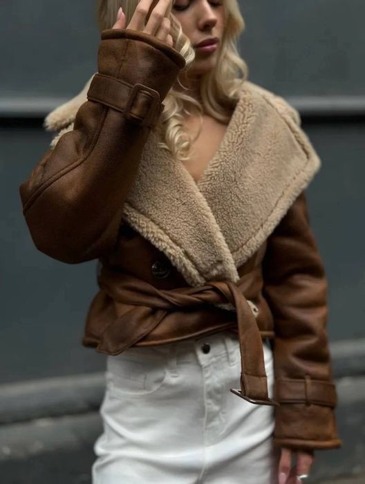 Дублёнка авиатор