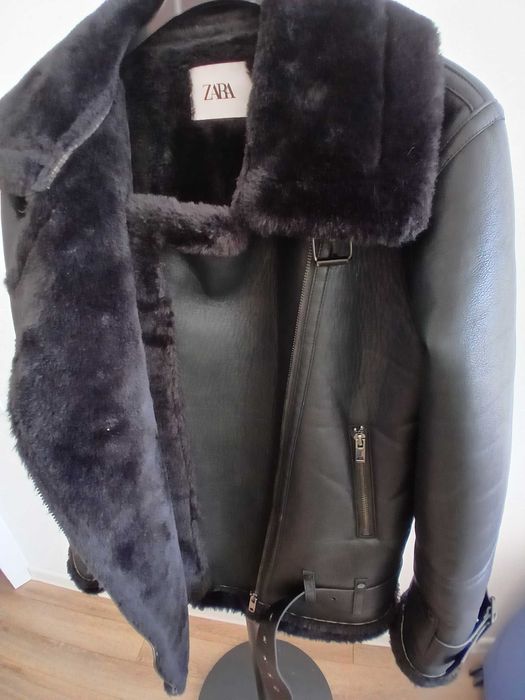 женская куртка zara утепленная