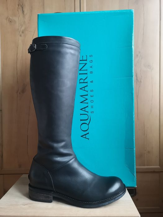 Кожени ботуши Aquamarine No39