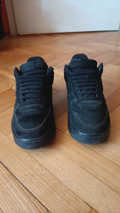 Nike Air Force 1 Low Black Rubber Swoosh – 45.5