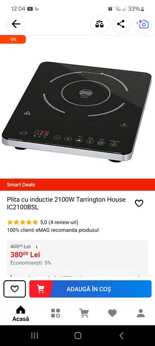 Plită cu inducție ( electrică)Tarrington Hause